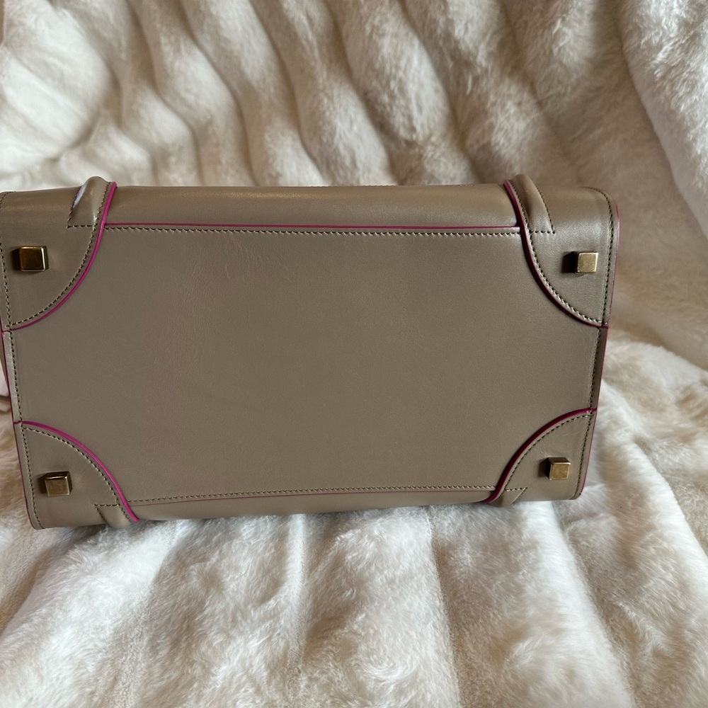 Authentic CELINE Mini Luggage Tote - Picture 4 of 14